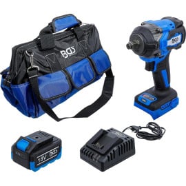 Jeu de Clé à Choc Sans Balais 18V - 550 Nm, Batterie et Chargeur Rapide Inclus - Puissance et Mobilité - D-Work