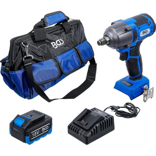 Jeu de Clé à Choc Sans Balais 18V 400 Nm - Avec Batterie et Chargeur Rapide - Puissance et Mobilité - D-Work