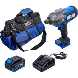 Jeu de Clé à Choc Sans Balais 18V - 1200 Nm, Batterie et Chargeur Rapide Inclus - Puissance et Mobilité - D-Work