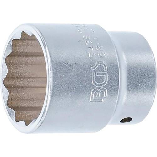 Douille pour Clé Douze Pans 20 mm - Acier, 19 mm - Précision et Robustesse - BGS