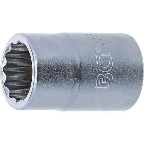Douille pour Clé Douze Pans 20 mm - 21 mm - Acier Résistant - Usage Professionnel et Précis - BGS