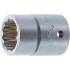 Douille pour Clé Douze Pans 20 mm - Acier, 24 mm Longueur - Précision et Robustesse - BGS