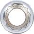 Douille pour Clé Douze Pans 20 mm - Acier, 24 mm L. - Précision et Robustesse, Zones Difficiles - D-Work