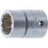 Douille pour Clé Douze Pans 20 mm - Acier, 24 mm Longueur - Précision et Robustesse - BGS