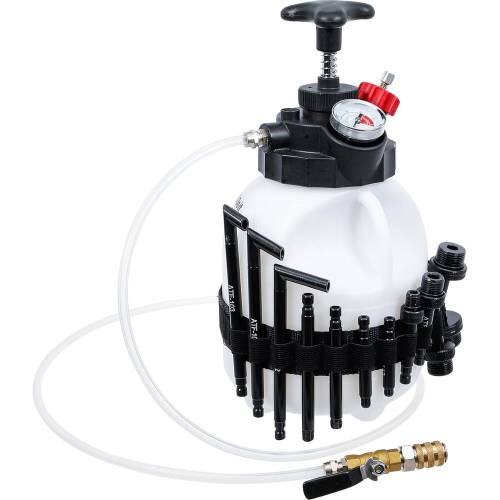 Appareil de Remplissage Boîte de Vitesse 3L - Pompe à Main, 12 Adaptateurs - Précision et Polyvalence - BGS