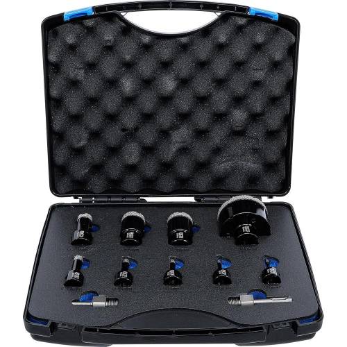 Jeu de Trépans à Diamants 5-68 mm - Coupe Précise et Durable, Pro, 11 pcs - D-Work