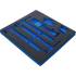 Insert de Servante d’Atelier 2/3 Vide - 40,5x3x19 cm - Compatible Art. 74298 - Organisation et Praticité - BGS