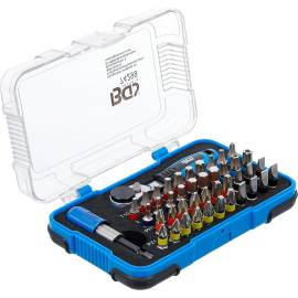 Jeu d'Embouts Couleur 43 pcs - Cliquet 6,3 mm (1/4) - Précision et Polyvalence, Acier, Pro - D-Work