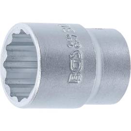 Douille pour Clé 20 mm (3/4) - Douze Pans, 30 mm - Précision et Robustesse, Acier - D-Work