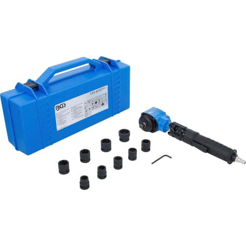 Clé à Choc 12,5 mm (1/2) - 10 pcs, 650 Nm, Douilles Puissantes et Coudées - Performance et Précision - D-Work