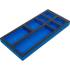 Insert de Servante d Atelier 1/3 7 Tablettes - 408 x 189 x 32 mm - Organisation et Gain de Place - D-Work