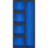 Insert de Servante d Atelier 1/3 Vide 5 Tablettes - 408x189x32 mm - Organisation et Gain de Place - BGS