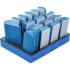 Bloc de Ponçage à Fixation Autoagrippant 16 pcs - 17 x 11.4 x 21.8 cm - Pratique et Efficace pour Ponçage Rapide - D-Work