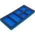 Insert de Servante d Atelier 1/3 Vide 6 Tablettes - 408x189x32 mm - Organisation et Gain de Place - BGS