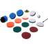 Jeu de Disques de Polissage et Ponçage 16 pcs - Pour Perceuses, Embouts à Brosse - Polyvalence et Efficacité - BGS