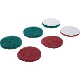 Jeu de Disques Abrasifs Nylon - 6 pcs - Compatible Art. 74367 - Polyvalence et Durabilité - BGS