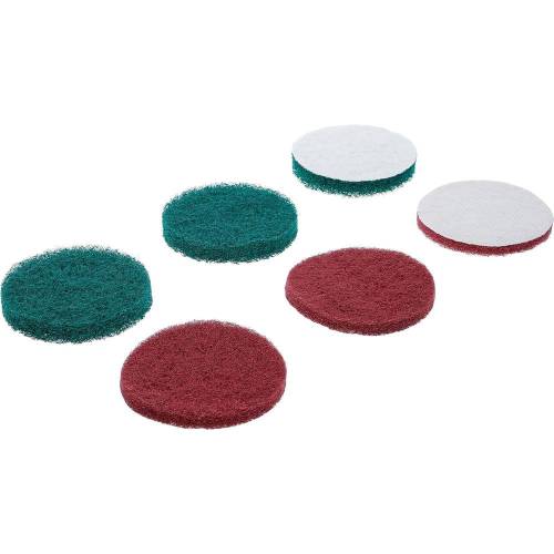 Jeu de Disques Abrasifs Nylon - 6 pcs - Compatible Art. 74367 - Polyvalence et Durabilité - D-Work