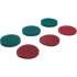 Jeu de Disques Abrasifs Nylon - 6 pcs - Compatible Art. 74367 - Polyvalence et Durabilité - D-Work