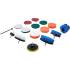 Jeu de Disques Abrasifs Nylon - 6 pcs - Compatible Art. 74367 - Polyvalence et Durabilité - BGS