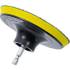 Plateau Autoagrippant Ø100 mm - Entraînement Six Pans Mâle 6,3 mm 1/4 - Compatible Art. 74367 - Fixation Rapide et Pratiq - BGS