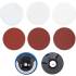 Jeu de Disques de Polissage et Ponçage D.180 mm - 8 pcs - Polyvalent et Efficace pour Finition Parfaite - D-Work
