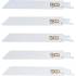 Jeu de Lames de Scie Sabre 5 pcs - Compatible art. 70993, 74520 - Acier Durable et Précis - Pro - D-Work