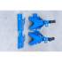 Supports Muraux pour Chandelles - 2 Pièces 9,5x6,4x43,6 cm - Compatible Art. 3014, 3015 - Fixation Solide et Pratique - BGS