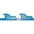 Supports Muraux pour Chandelles - 2 pcs 9,5 x 6,4 x 43,6 cm - Compatible Art. 3014, 3015 - Fixation Solide et Pratique - D-Work