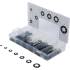 Assortiment de Goujons de Verrouillage et Rondelles M3-M12 - 340 pcs - Acier Résistant - Fixation Polyvalente et Durabl - D-Work