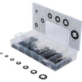 Assortiment de Goujons de Verrouillage et Rondelles M3-M12 - 340 pcs - Acier Résistant - Fixation Polyvalente et Durabl - D-Work