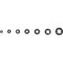 Assortiment de Goujons de Verrouillage et Rondelles M3-M12 - 340 Pièces - Acier Résistant - Fixation Polyvalente et Durabl - BGS