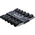 Jeu de Douilles à Choc 14 pcs 1/4\ - 6 à 13 mm, Six Pans - Compatible Perceuses, Résistant et Polyvalent - D-Work