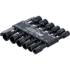 Jeu de Douilles à Choc 14 pcs 1/4\ - 6 à 13 mm, Six Pans - Compatible Perceuses, Résistant et Polyvalent - D-Work