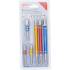 Jeu d'Adaptateurs pour Visseuses 6 pcs - Hexagone mâle 6,3 mm, Femelle 6,3/10/12,5 mm - L. 75-150 mm - Polyvalence e - D-Work