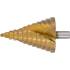 Foret Étagé Nitrure de Titane D.6-60 mm - Perçage Précis et Durable, Pro - D-Work