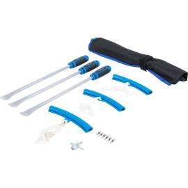 Jeu de Démonte Pneus et Protections de Jantes 13 pcs - Pour Motos - Pratique et Résistant, Plastique - D-Work