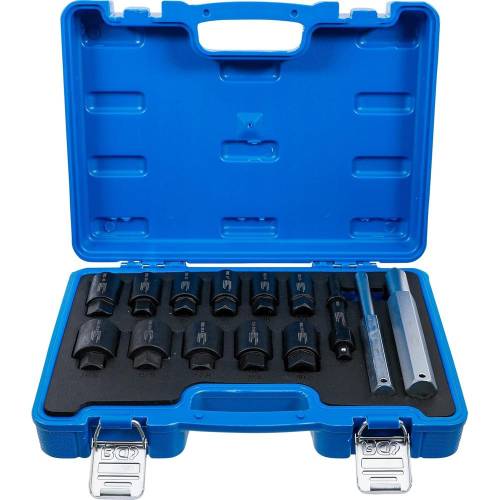Kit de Démontage d'Écrous Antivol 14 pcs - Outils Robustes en Acier - Sécurité et Efficacité, Pro - D-Work