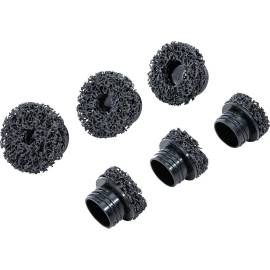 Jeu de Disques Abrasifs de Réserve 6 pcs - Compatible Art. 74449 - Polyvalents et Durables - BGS