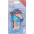 Jeu de Clés Allen Courtes Multicolores - 9 Pièces T10 à T50 Profil Torx - Précision et Confort d Utilisation - BGS