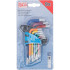 Jeu de Clés Allen Courtes Multicolores - 9 Pièces T10 à T50 Profil Torx - Précision et Confort d Utilisation - BGS