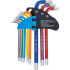 Jeu de Clés Allen Multicolore - 9 Pièces T10 à T50 Profil Torx Perçage - Précision et Polyvalence - BGS
