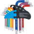 Jeu de Clés Allen Courtes Multicolores - 9 Pièces T10 à T50 Profil Torx - Précision et Confort d Utilisation - BGS