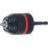 Mandrin de Serrage Rapide Métal 0,8-10 mm - Empreinte Six Pans 6,3 mm 1/4 x 20 UNF - Précision et Robustesse - BGS
