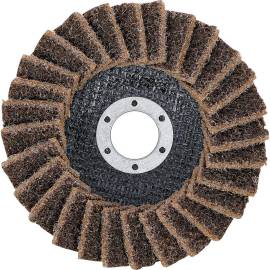 Disque à Lamelles Non-Tissé Ø125 mm Grain 80 - - Ponçage Efficace et Durable - BGS