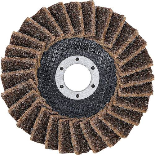 Disque à Lamelles Non-Tissé Ø125 mm Grain 80 - - Ponçage Efficace et Durable - BGS