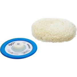 Jeu de Capots de Polissage Ø180 mm - 2 Pièces - Accessoires pour Meuleuse - Finition et Protection - BGS