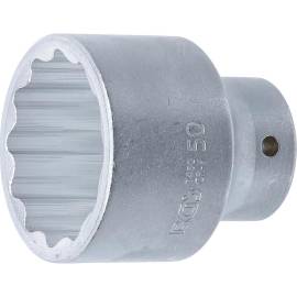 Douille pour Clé 20 mm (3/4 ) - 12 Pans, 50 mm - Acier Résistant - Usage Professionnel - BGS