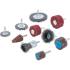Jeu de Disques à Brosses et Lamelles de Ponçage 10 pcs - Polyvalent et Pratique - - BGS