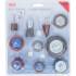 Jeu de Disques à Brosses et Lamelles de Ponçage 10 pcs - Polyvalent et Pratique - - BGS
