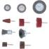 Jeu de Disques à Brosses et Lamelles de Ponçage 10 pcs - Polyvalent et Pratique - - BGS